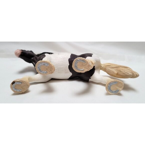 Schleich 2016 Black & White Resin Tinker Gypsy Cob Stallion Figurine Toy 13831 - Picture 8 of 8